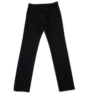 Rag & Bone New York Mens Slim Black Straight Leg Pants 33 Black Pants